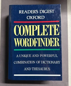 Reader's Digest Oxford Complete Wordfinder