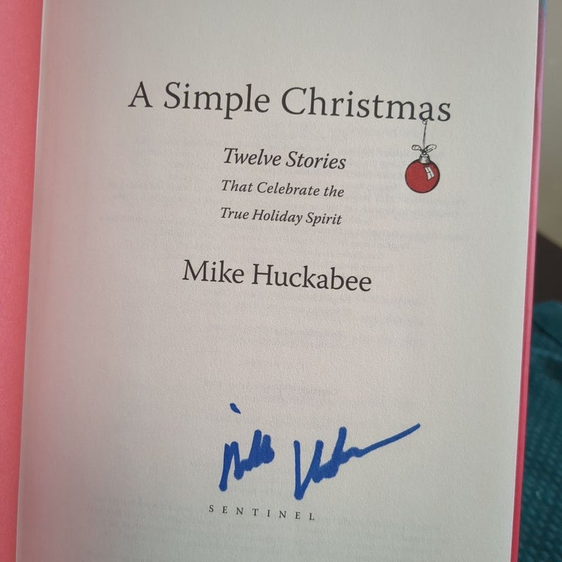 A Simple Christmas Signed 