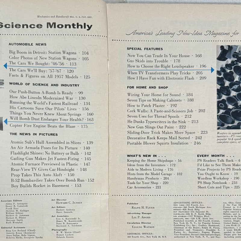 Popular Science Magazine, February 1957