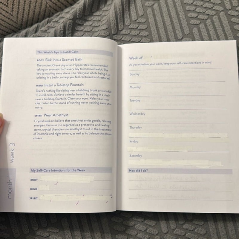 The Self-Care Planner