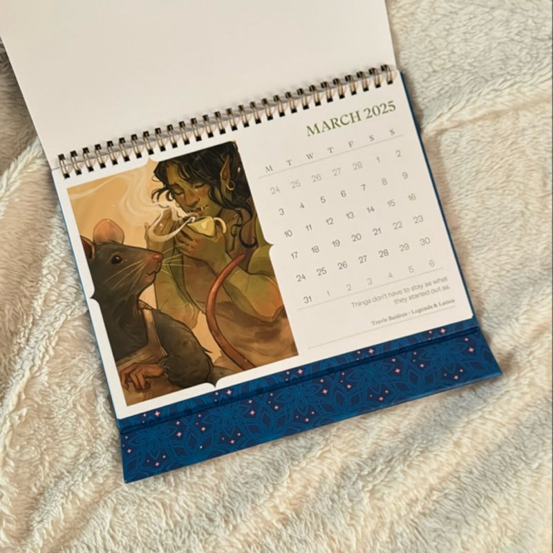 Illumicrate 2025 desk calendar