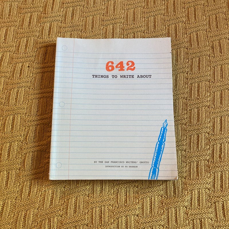 642 Things to Write About 