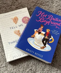 YA Romance Holiday Book Bundle. Tell Me Three Things, Hot British Boyfriend