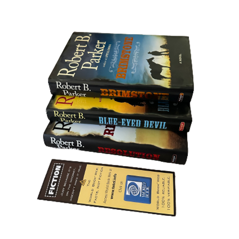 3 books: Blue-Eyed Devil, Brimstone, Resolution