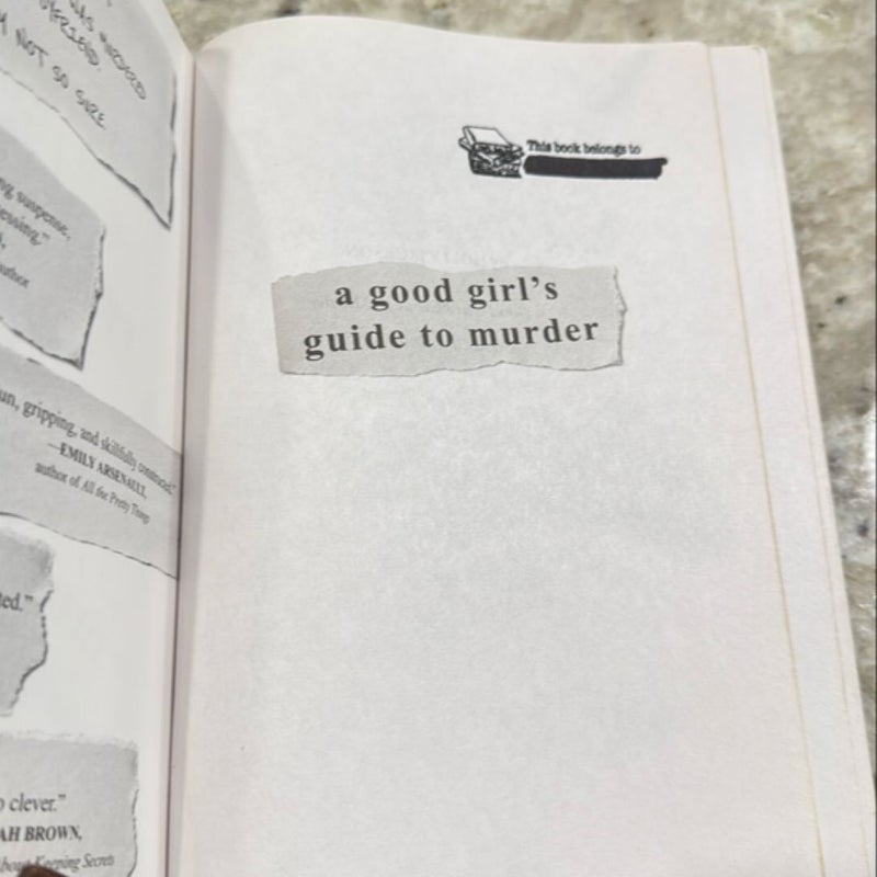 A Good Girl's Guide to Murder