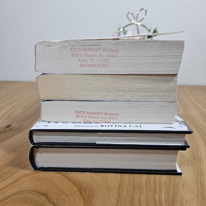 The Cruel Prince, The Wicked King, The Queen of Nothing, How The King Of Elfhame Learned to Hate Stories, The Stolen Heir