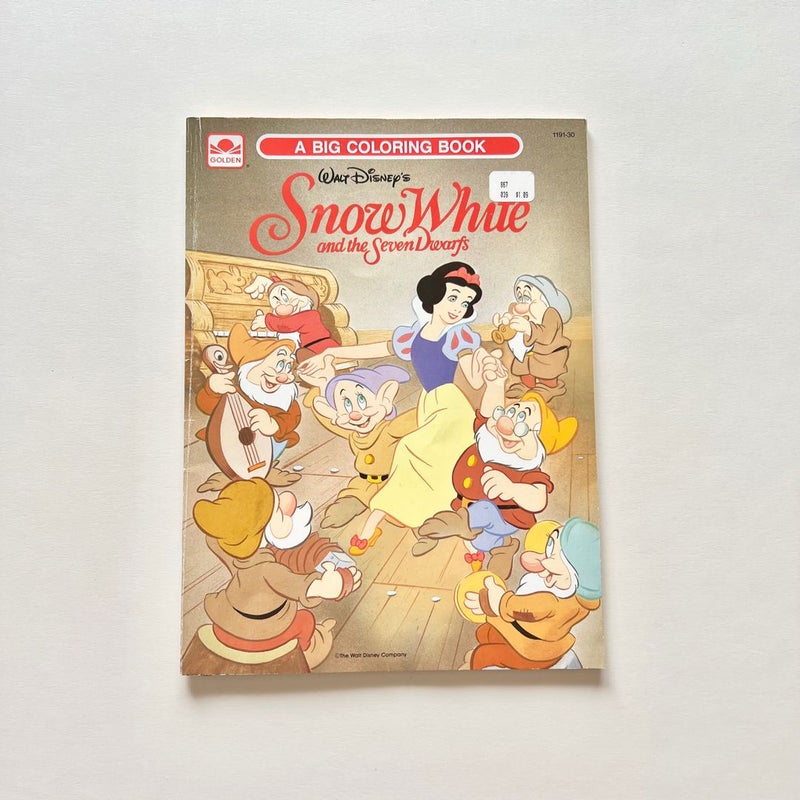 Disney's Snow White and the Seven Dwarfs Coloring Book