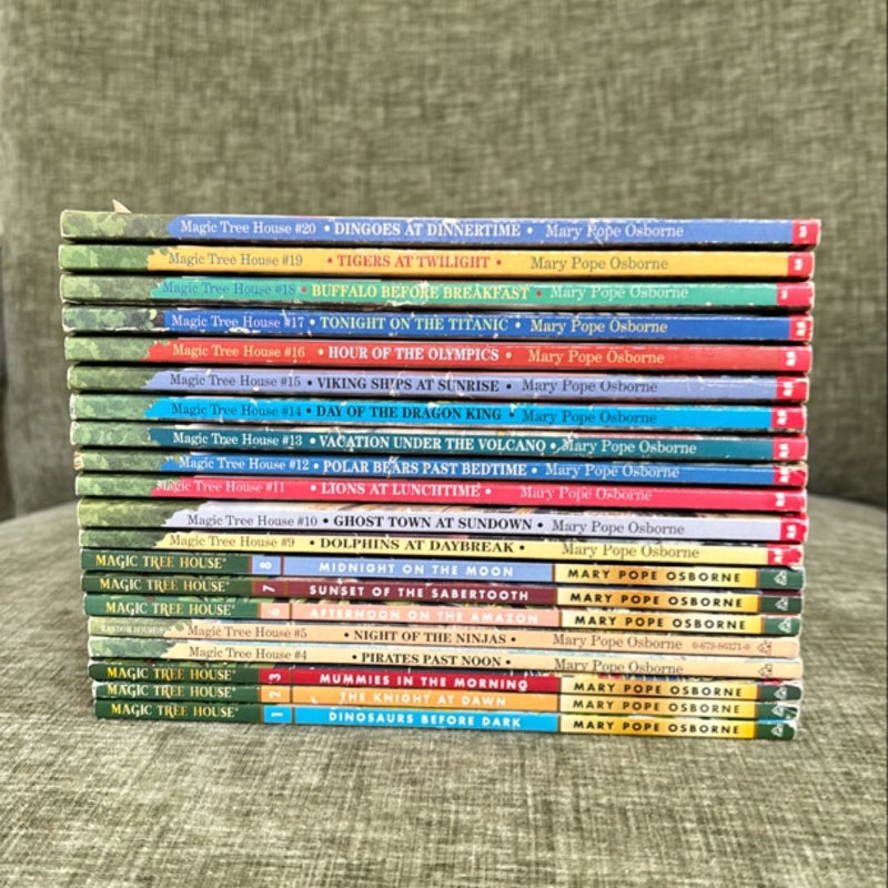 1-20 Magic Tree House Books