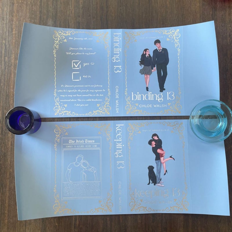 Eternal Embers - Binding 13 & Keeping 13 Dust Jackets - by Chloe Walsh