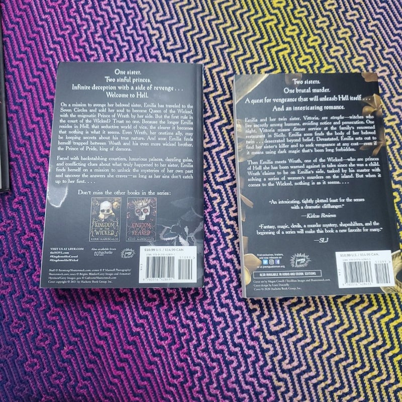 Kingdom of the Wicked (2 paperbacks, 1 B&N exclusive hardback)