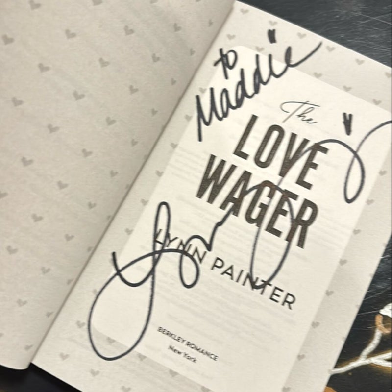 The Love Wager *signed and personalized*