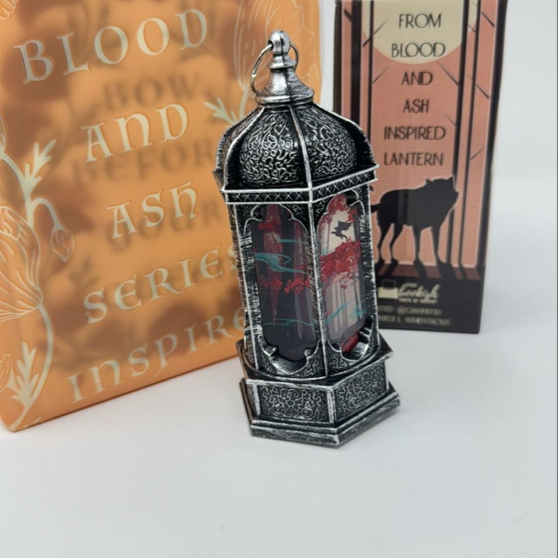 From blood and ash bundle bookends & lantern