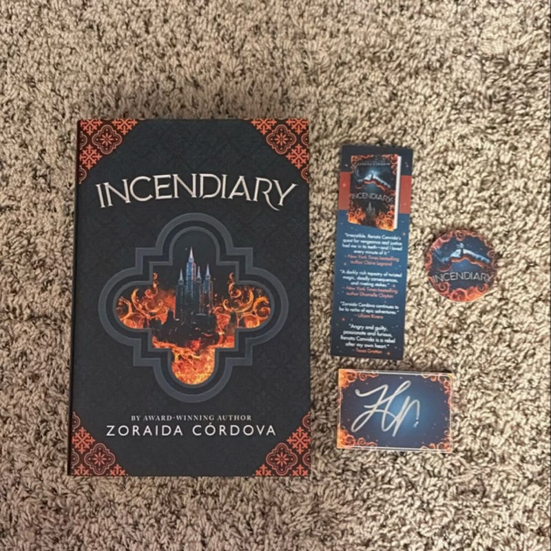 Incendiary signed Owlcrate edition 