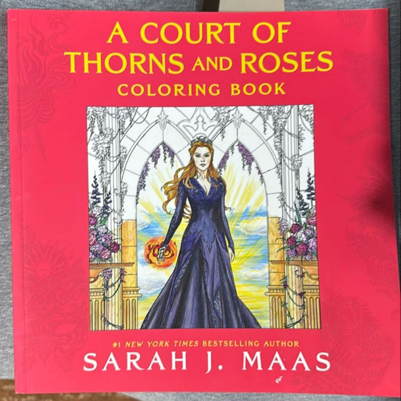 A Court of Thorns and Roses Coloring Book