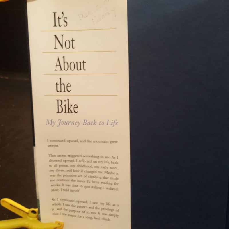 It's Not about the Bike