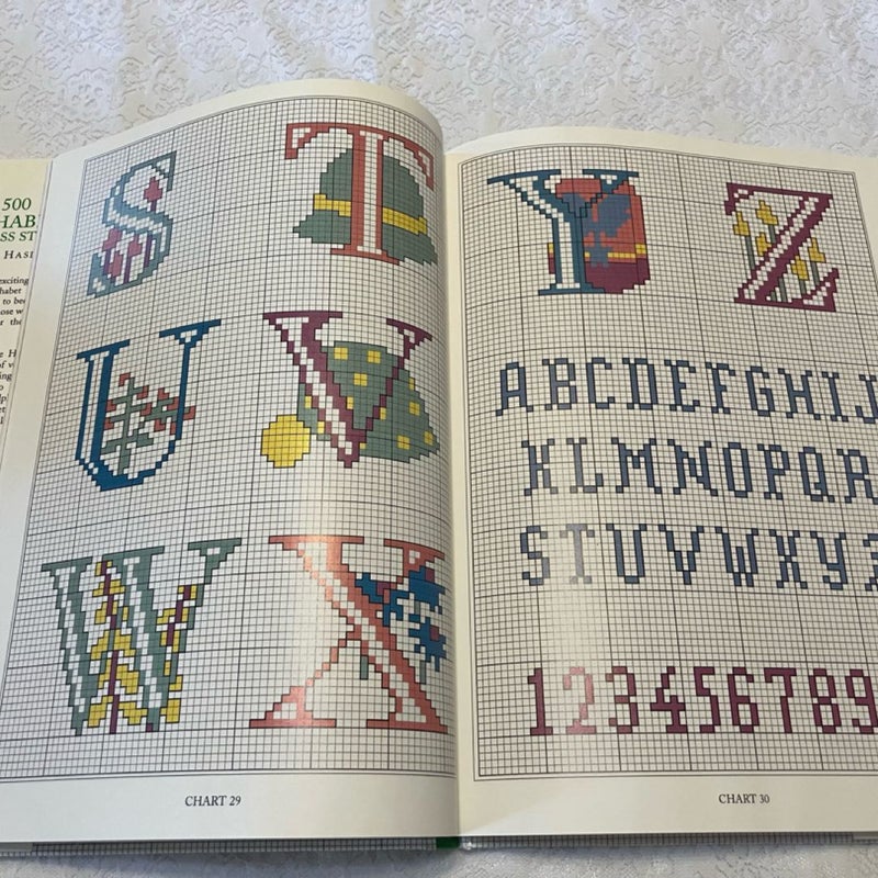 500 Alphabets in Cross Stitch