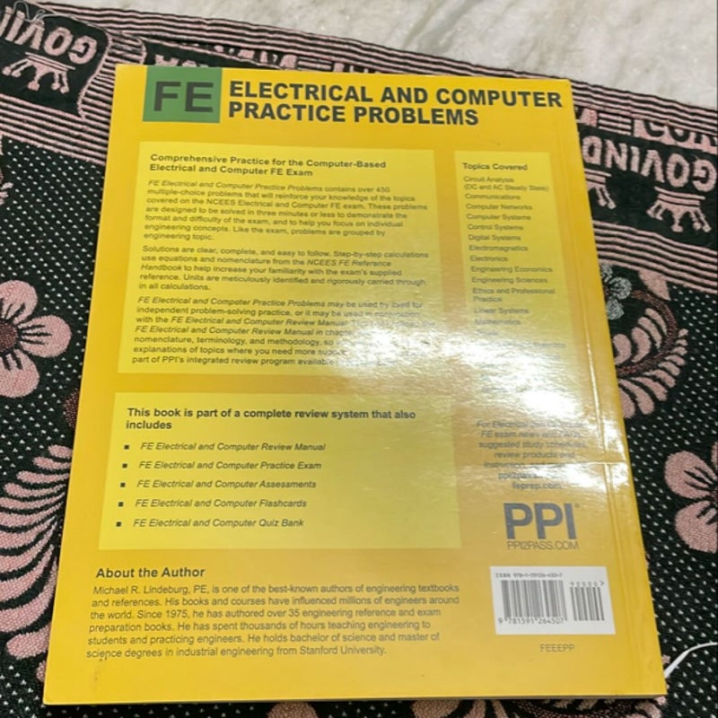 PPI FE Electrical and Computer Practice Problems - Comprehensive Practice for the FE Electrical and Computer Fundamentals of Engineering Exam