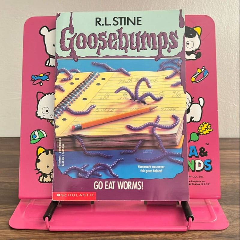 Go Eat Worms! (Goosebumps) FIRST EDITION 