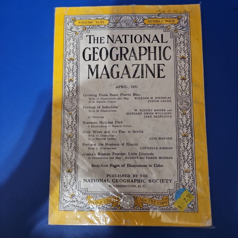 THE NATIONAL GEOGRAPHIC MAGAZINE April 1951