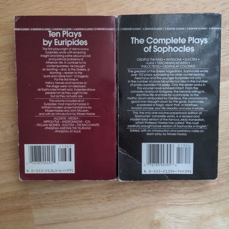 Bundle: Complete Plays of Sophocles and Ten Plays by Euripides