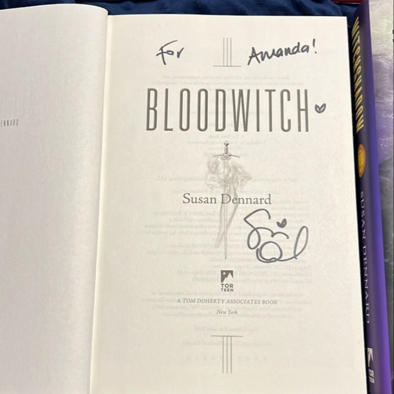 SIGNED Truthwitch Series w/goody! 