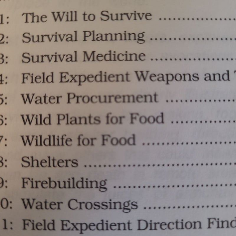 Us Army Survival Manual