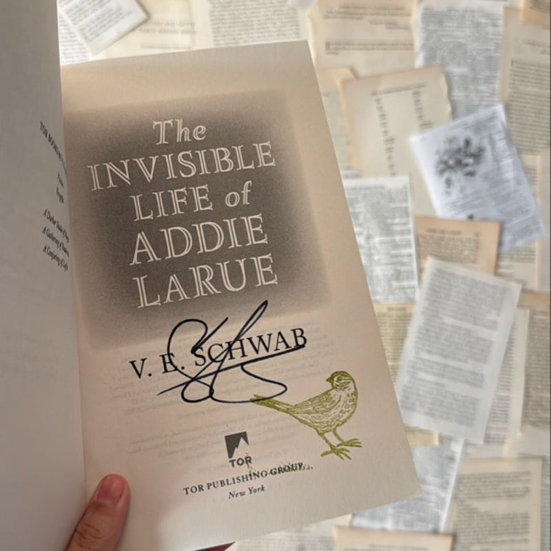 The Invisible Life of Addie Larue SIGNED