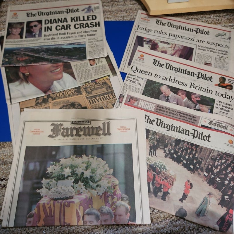 12 The Virginian-Pilot Sections on The Death of Princess Diana