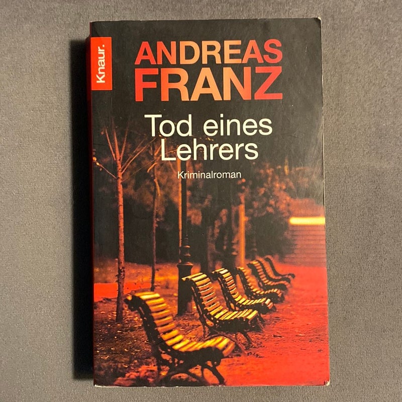 Tod eines Lehrers
