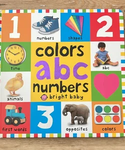 Big Board Books Colors, ABC, Numbers