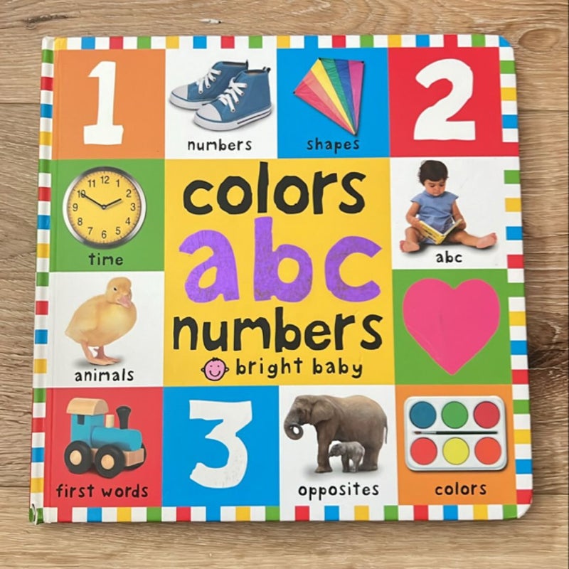 Big Board Books Colors, ABC, Numbers