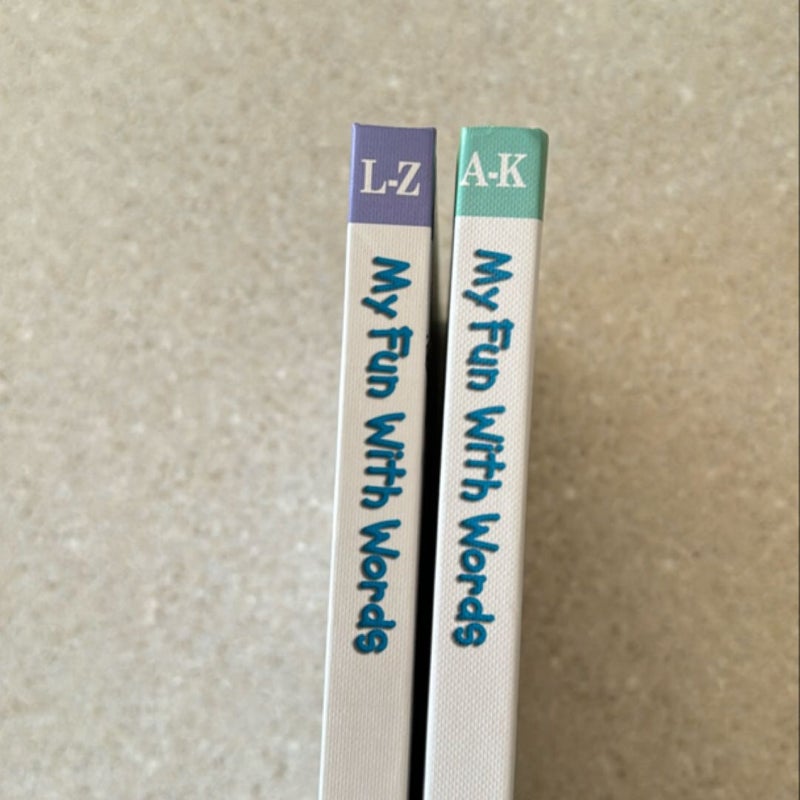 My Fun With Words A-K & L-Z Book Bundle 