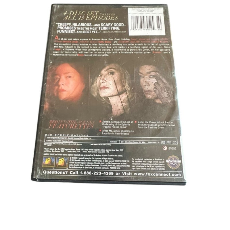 DVD Set: American Horror Story (AHS) Coven 