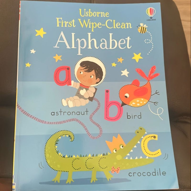 Usborne First Wipe Clean Alphabet