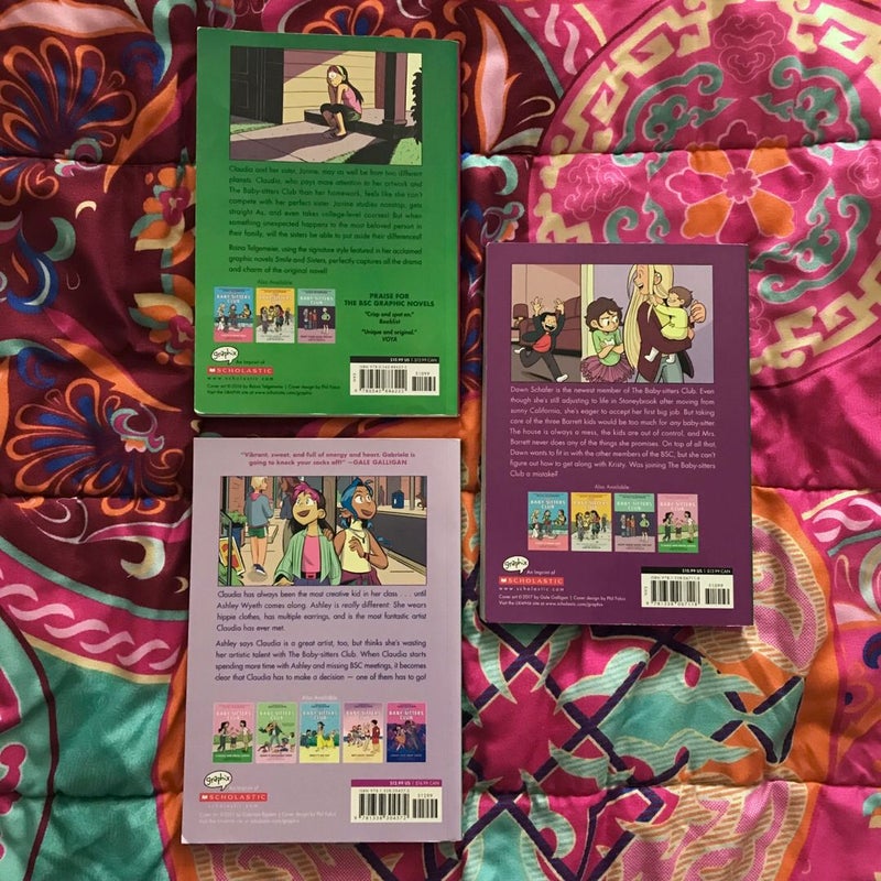 The Babysitters Club 3-Book Collection (Claudia and Mean Janine, Dawn and The Impossible Three, & Claudia and the New Girl)