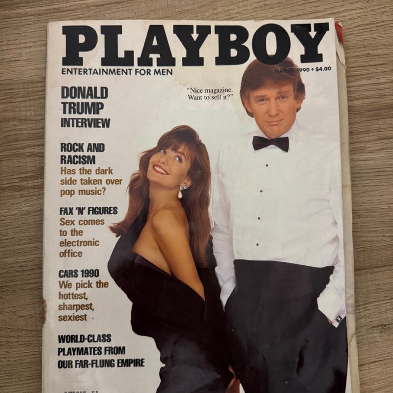 1990 March Playboy With Donald Trump