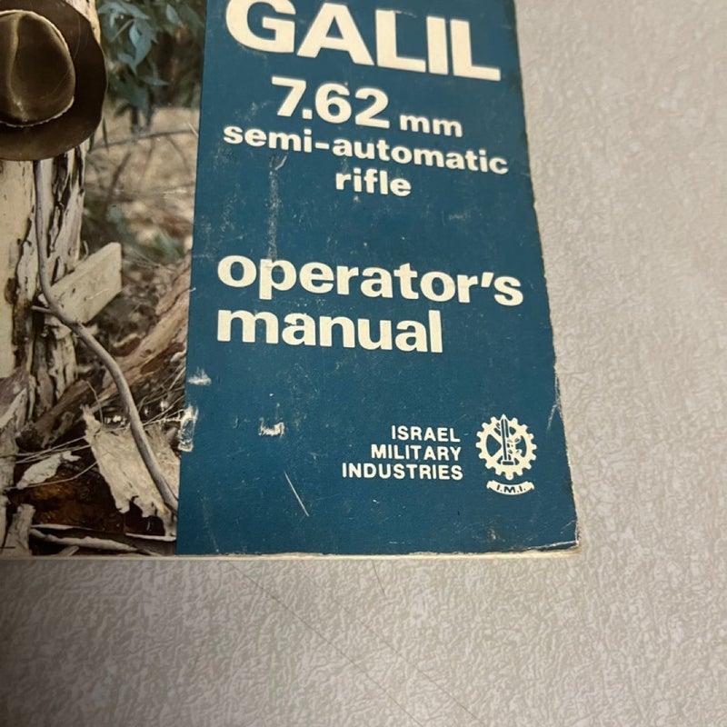 2 booklet Operators manual for Uzi and Galil