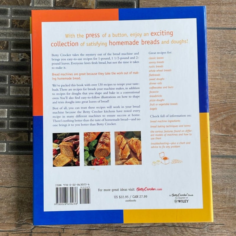 Betty Crocker Best Bread Machine Cookbook