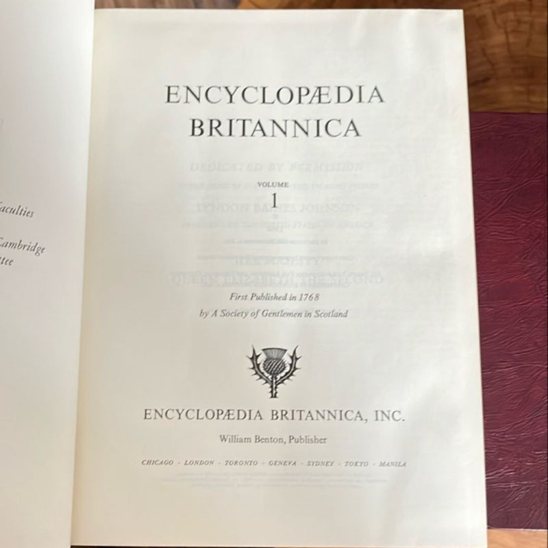 Encyclopedia Brittannica 1968 