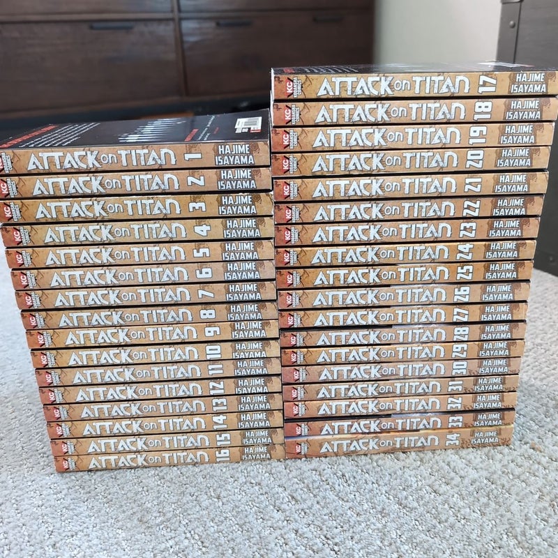 Full Set - Attack on Titan (1-34)