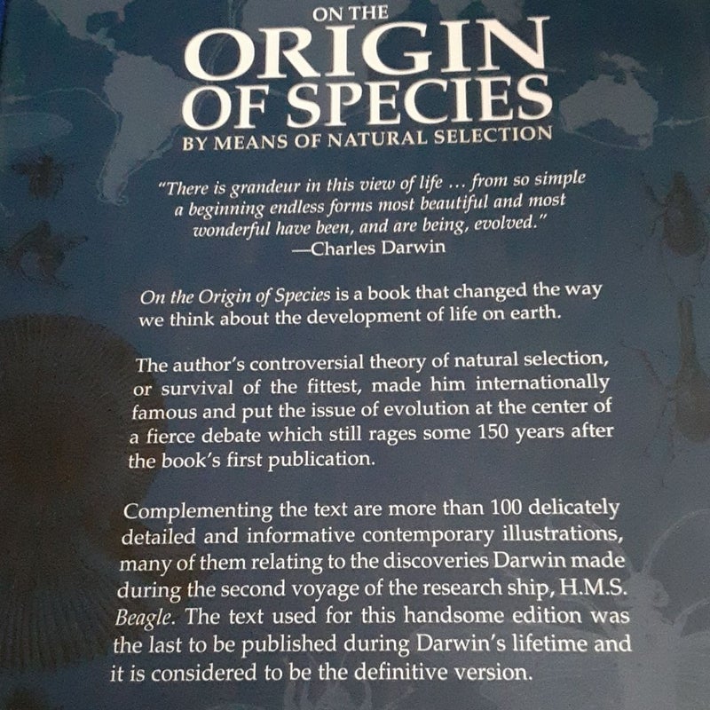 On the Origin of the Species by means of Natural Selection