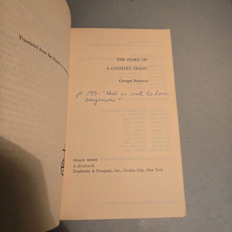 The Diary Of A Country Priest