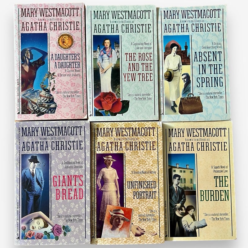 Lot of 6 Mary westmacott novels 