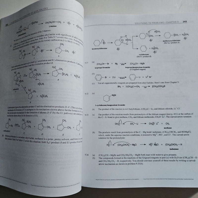 Organic Chemistry Study Guide and Solutions