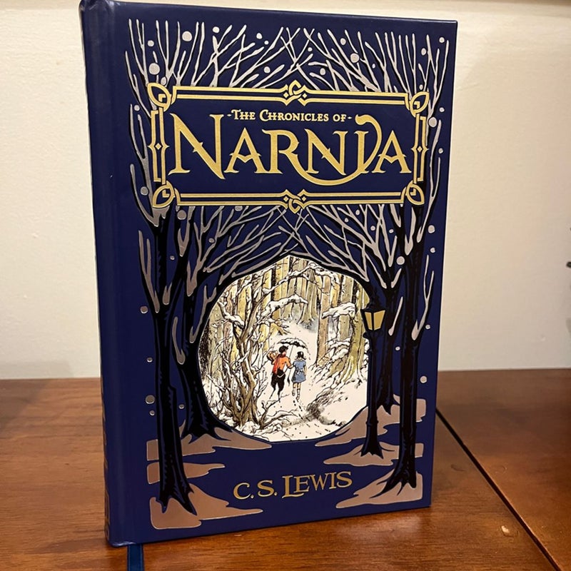 The Chronicles of Narnia Barnes & Noble leatherbound