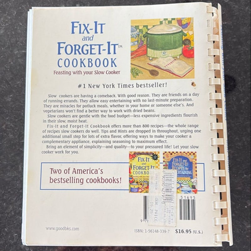 Fix-It and Forget-It Cookbook