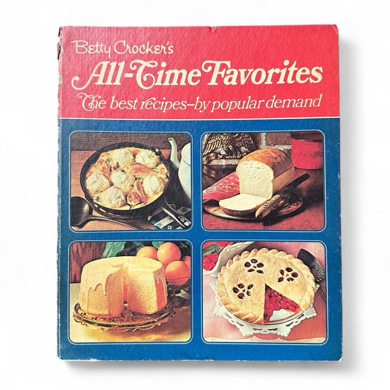 Betty Crocker All-Time Favorites Spiral Cookbook