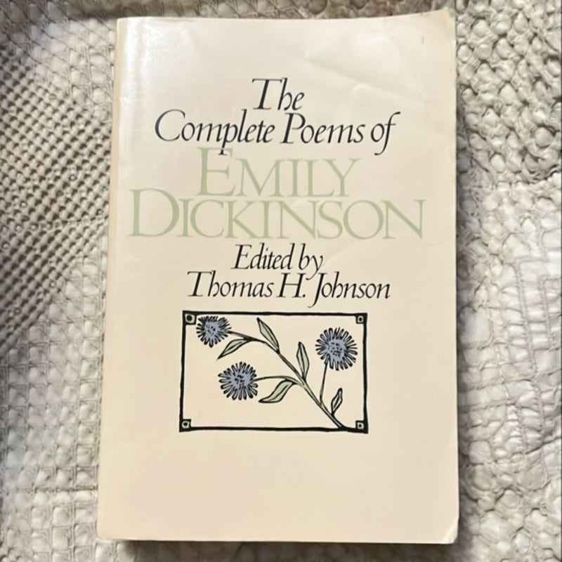 The Complete Poems of Emily Dickinson