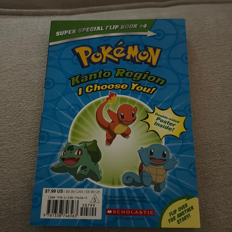 Ash Ketchum, Pokémon Detective / I Choose You! (Pokémon Super Special Flip Book: Johto Region / Kanto Region)