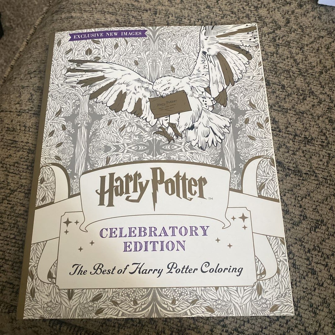 Harry Potter Coloring Book: Celebratory Edition by Scholastic Teaching ...